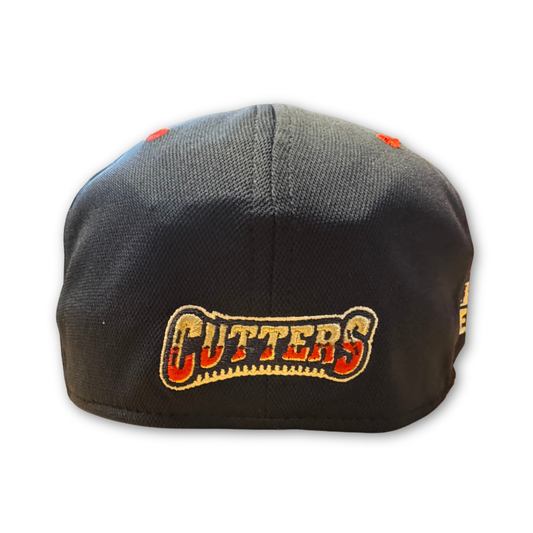 Williamsport Crosscutters Navy & Red Home Fitted Cap-2
