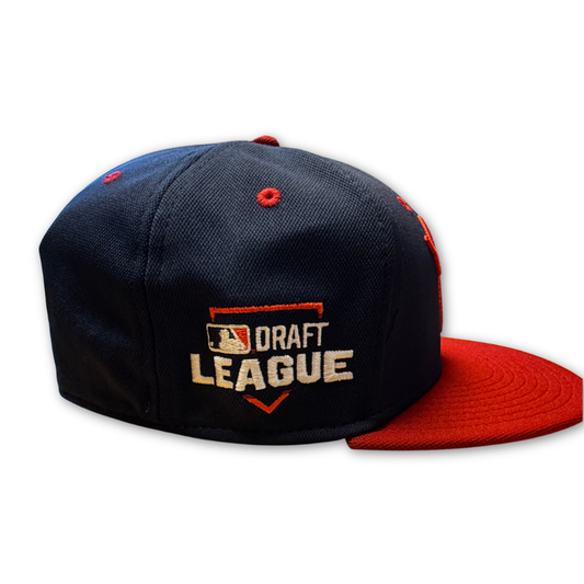 Williamsport Crosscutters Navy & Red Home Fitted Cap-1
