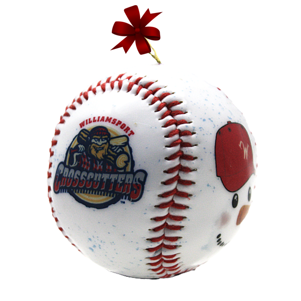 Williamsport Crosscutters Holiday Snowman Ornament