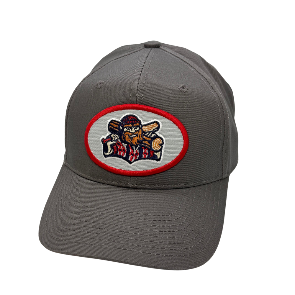 Williamsport Crosscutters Graphite Oval Patch Cap