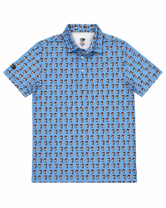 Sock Puppet Blue Character Polo-0