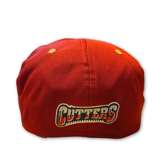Williamsport Crosscutters Red & Gold Alternate Fitted Cap-1
