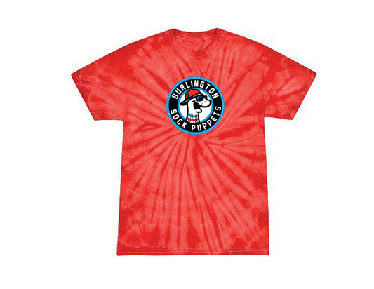 Sock Puppets Red Tie-Dye Tee-0