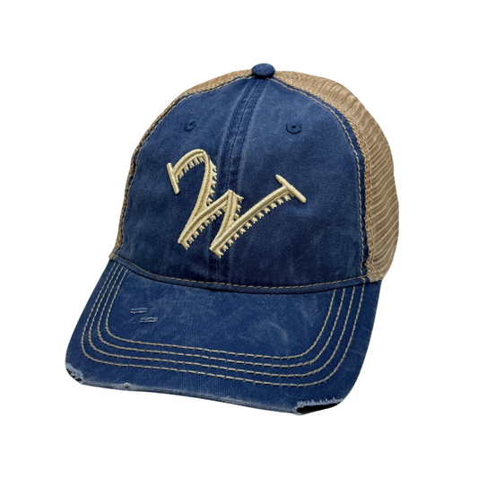 Williamsport Crosscutters Soft Navy Tea Stain Cap-0
