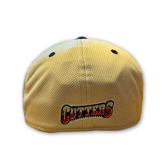 Williamsport Crosscutters Stone & Navy Home Fitted Cap-2