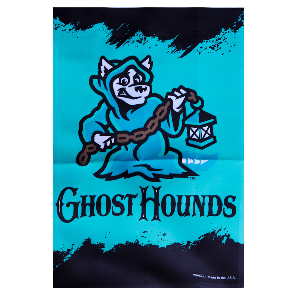 Spire City Ghost Hounds Garden Flag