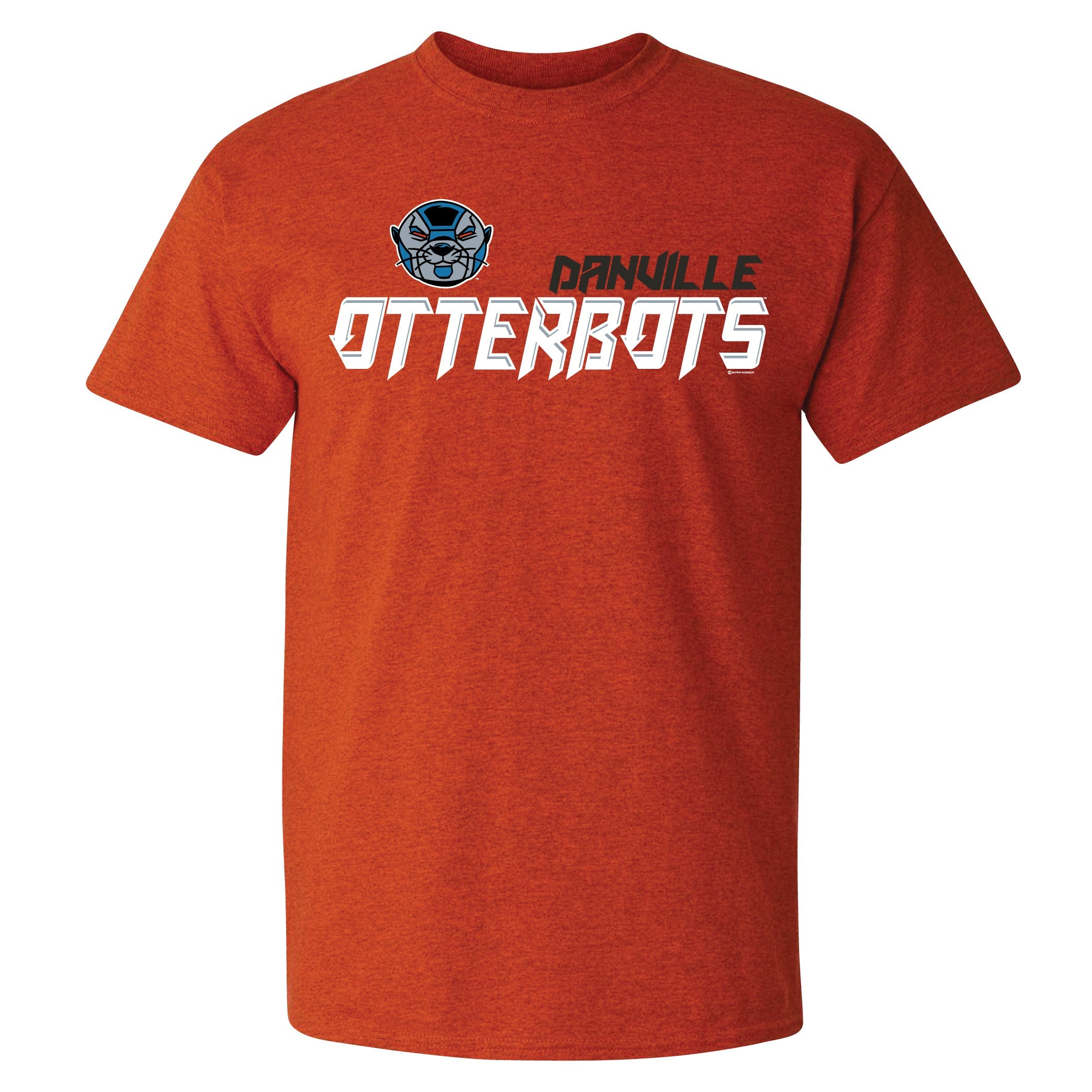 Otterbots Short Sleeve T - Futuristic Orange-0