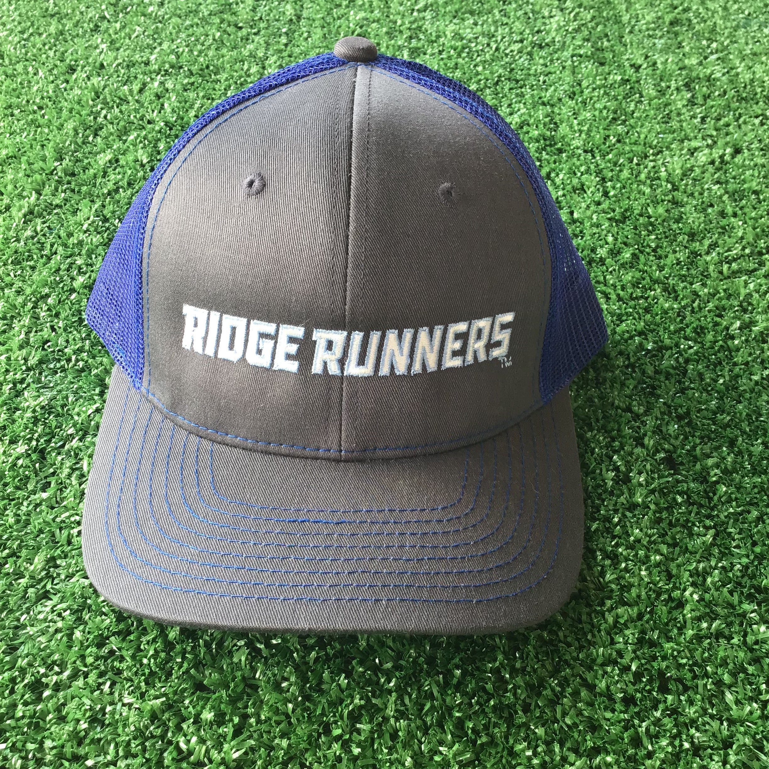 Ridge Runner Logo Grey/Blue Trucker-0