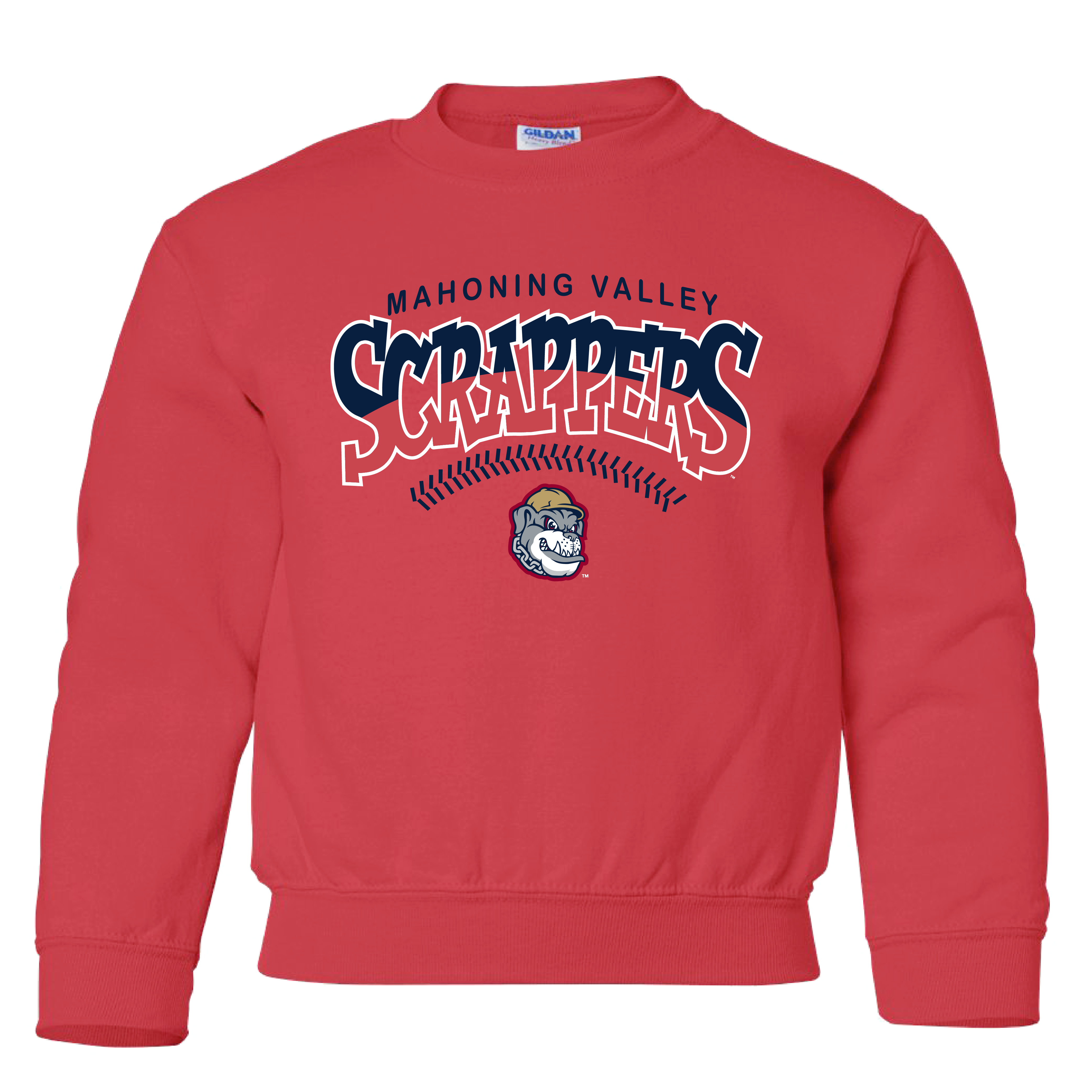 Youth Red Scrappers Crewneck-0