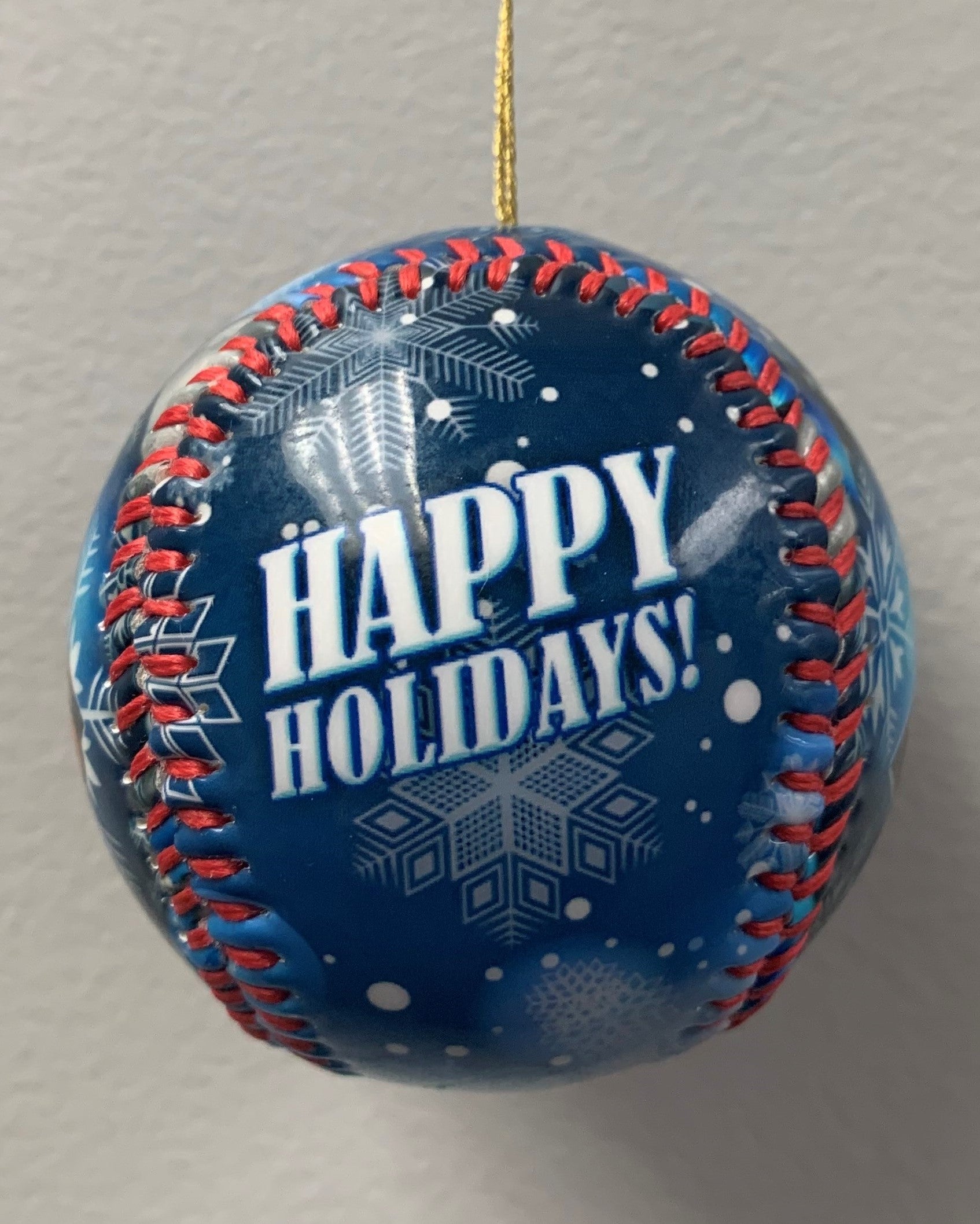 Frederick Keys Holiday Baseball Ornament-1