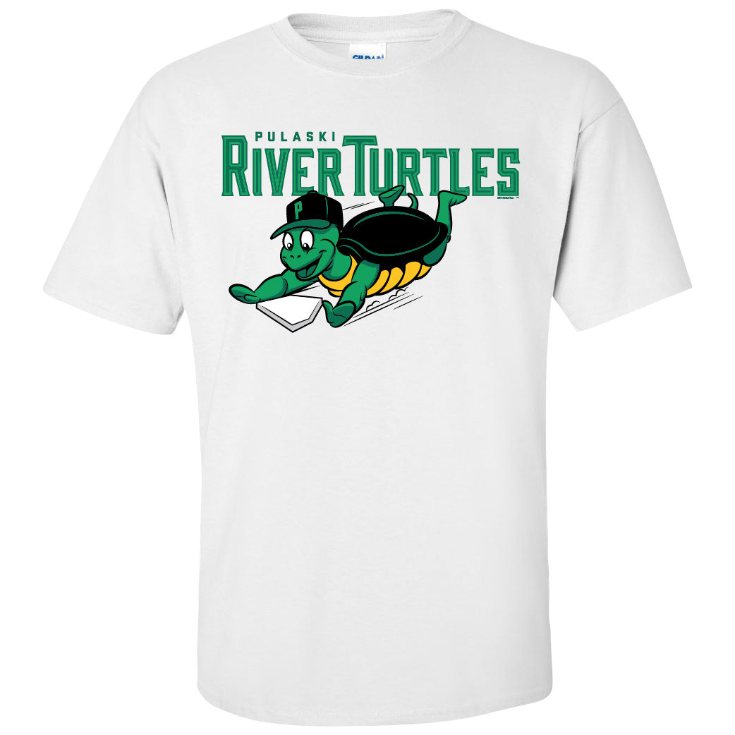 River Turtles Primary Logo - White-0