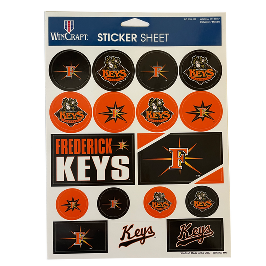 Frederick Keys Sticker Sheet-0