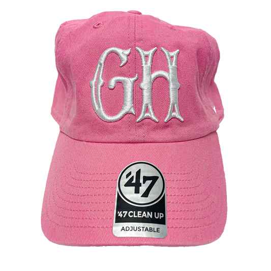 Spire City Ghost Hounds '47 Brand Pink GH Adjustable Hat-0